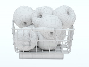 Basket of Apples 3D Модель