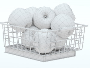 Basket of Apples 3D Модель