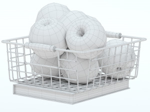 Basket of Apples 3D Модель