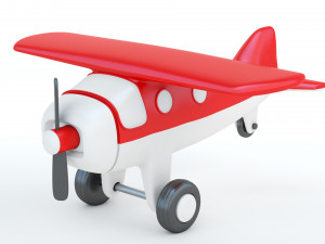 Toy Red Plane 3D 打印模型
