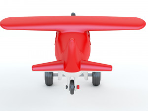 Toy Red Plane 3D Baskı Modeli