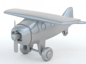 Toy Red Plane 3D Print Model