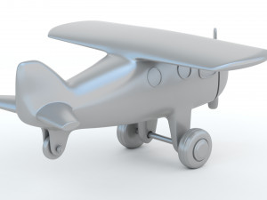 Toy Red Plane 3D Baskı Modeli