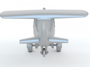 Toy Red Plane 3D Baskı Modeli