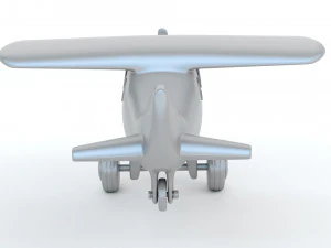 Toy Red Plane 3D Print Model