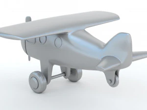 Toy Red Plane 3D Print Model