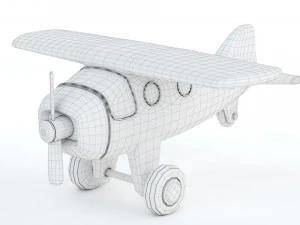 Toy Red Plane 3D Print Model