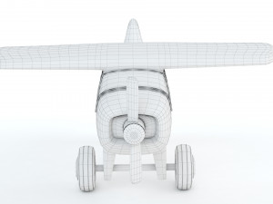 Toy Red Plane 3D Baskı Modeli