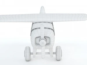 Toy Red Plane 3D Print Model