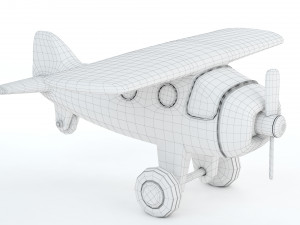 Toy Red Plane 3D Baskı Modeli