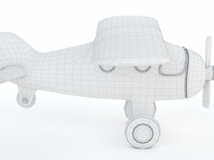 Toy Red Plane 3D Baskı Modeli