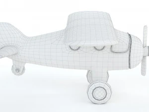 Toy Red Plane 3D Print Model