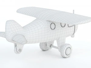 Toy Red Plane 3D Print Model