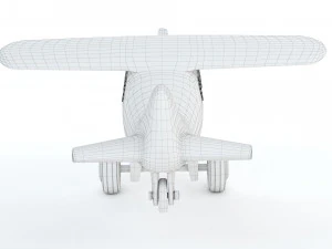 Toy Red Plane 3D Print Model