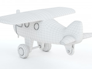 Toy Red Plane 3D Baskı Modeli