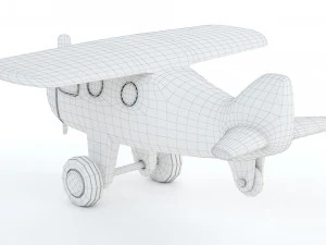 Toy Red Plane 3D Print Model