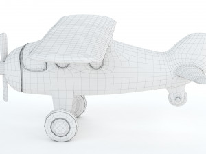 Toy Red Plane 3D Baskı Modeli