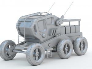 Sci-Fi Truck 3D 打印模型