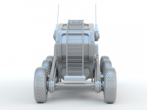 Sci-Fi Truck Modèles 3D en vedette