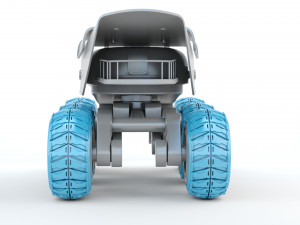 Sci-fi Mobile Scientific Station 3D Print Model