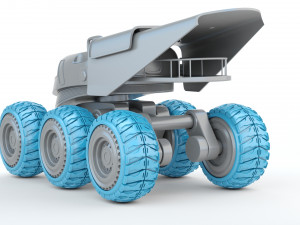 Sci-fi Mobile Scientific Station 3D Print Model
