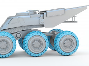 Sci-fi Mobile Scientific Station 3D Print Model
