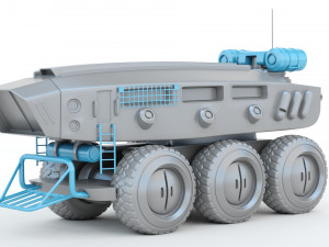 Sci-fi Vehicle 3D 打印模型