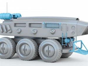 Sci-fi Vehicle Model do druku 3D