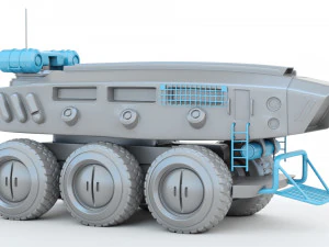 Sci-fi Vehicle 3D Print Model