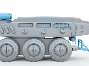 Sci-fi Vehicle Model do druku 3D