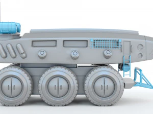 Sci-fi Vehicle 3D Print Model