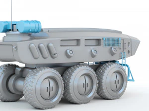 Sci-fi Vehicle 3D Print Model
