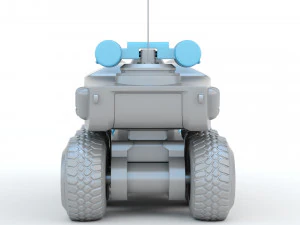 Sci-fi Vehicle 3D Print Model