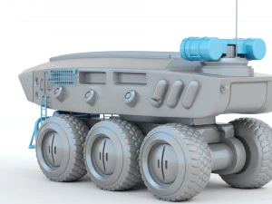 Sci-fi Vehicle 3D Print Model