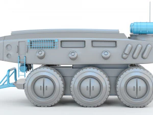Sci-fi Vehicle 3D Print Model