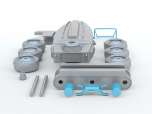 Sci-fi Vehicle Model do druku 3D