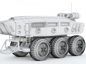 Sci-fi Vehicle Model do druku 3D