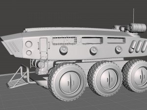 Sci-fi Vehicle Model do druku 3D