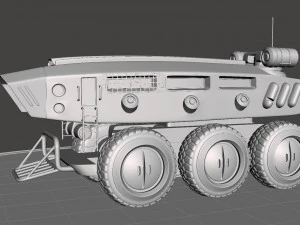 Sci-fi Vehicle 3D Print Model