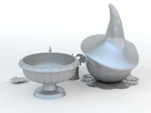 Halloween Set 3D Print Model