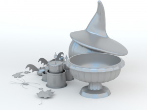 Halloween Set Model do druku 3D