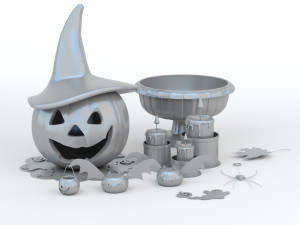 Halloween Set Model do druku 3D