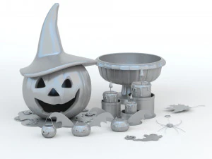 Halloween Set 3D Print Model