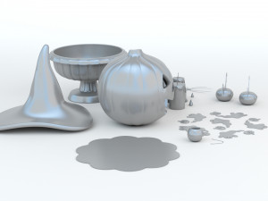 Halloween Set Model do druku 3D