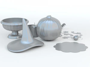 Halloween Set 3D Print Model