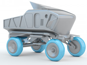 Sci-fi Pickup 3D Print Model