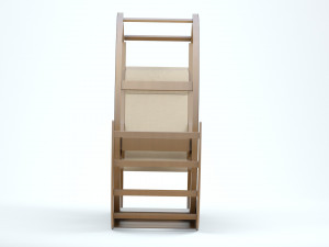 Azbi Chair 3D मॉडल