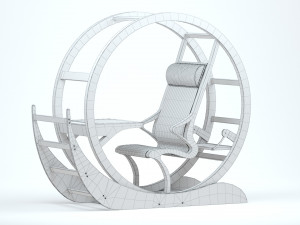 Azbi Chair 3D मॉडल