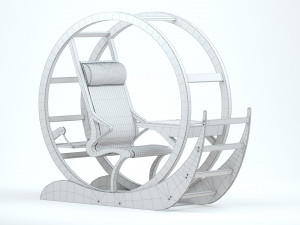 Azbi Chair 3D मॉडल