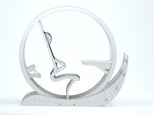 Azbi Chair 3D मॉडल